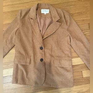 Promesa Brown Corduroy Blazer Jacket